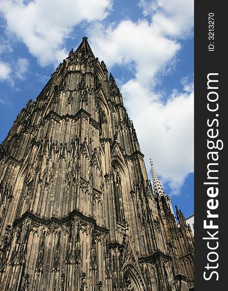 A view of the Cologne Cathedral, Germany.