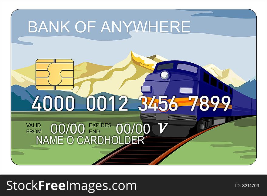 Credit Card With Train