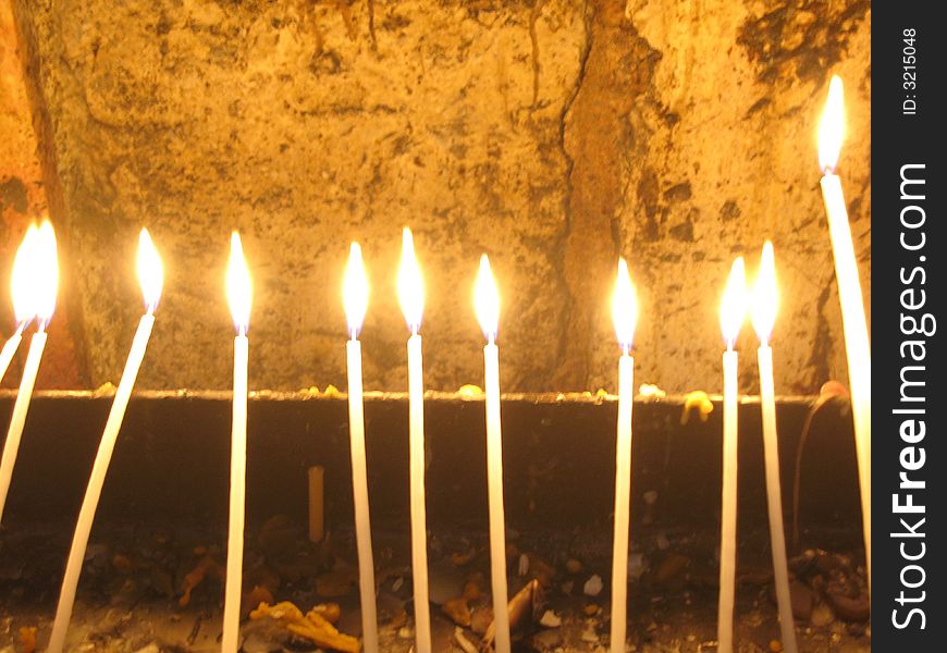 Candles and faith