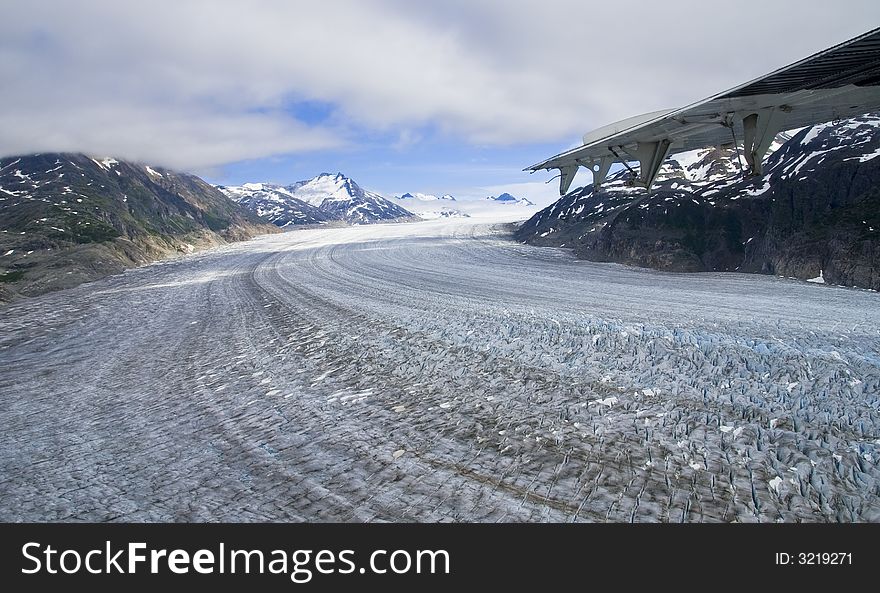 Glacier near Skagway Alaska