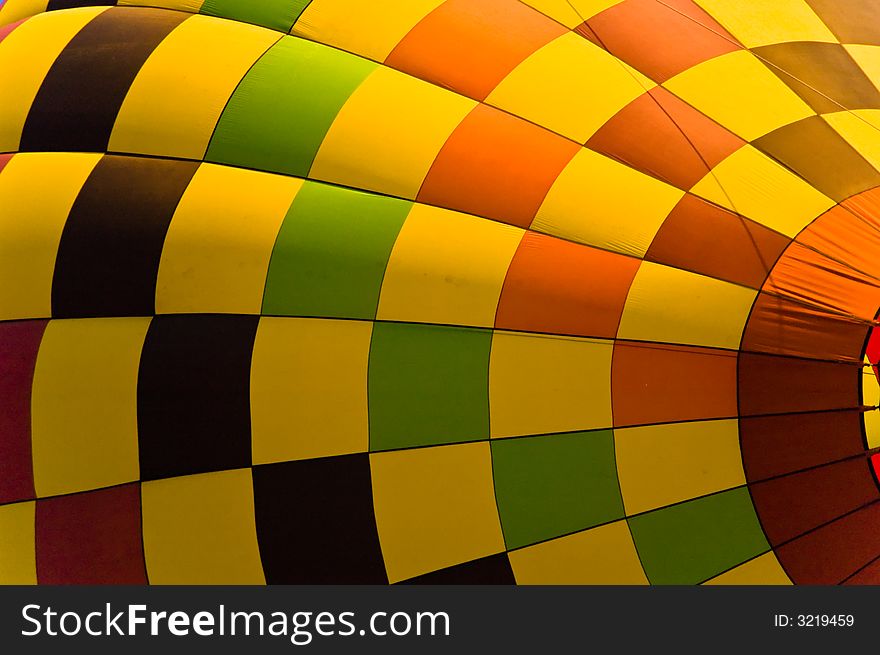 Bright Hot Air Balloon Canopy