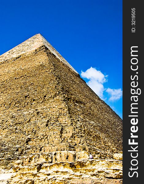 The second great pyramid at giza. The second great pyramid at giza