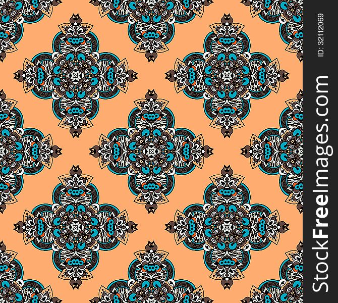 Ethnic seamless pattern