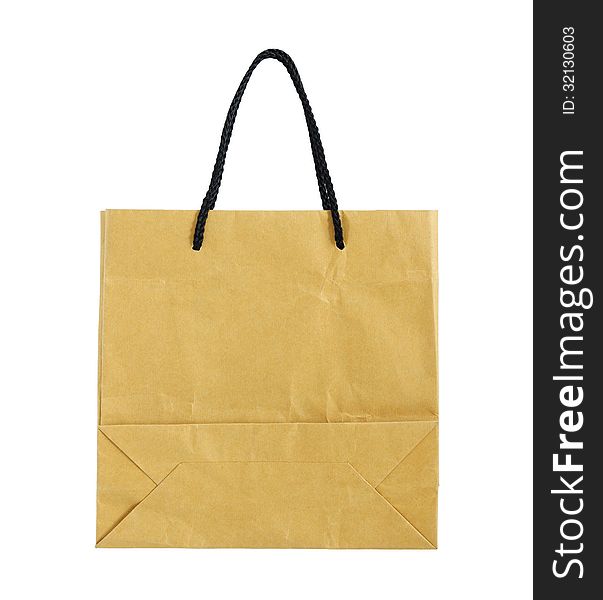 Recycle brown paper bag