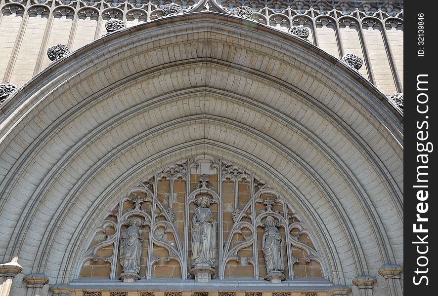 Portal of the cathedral of Antwerp, Belgium. Portal of the cathedral of Antwerp, Belgium.