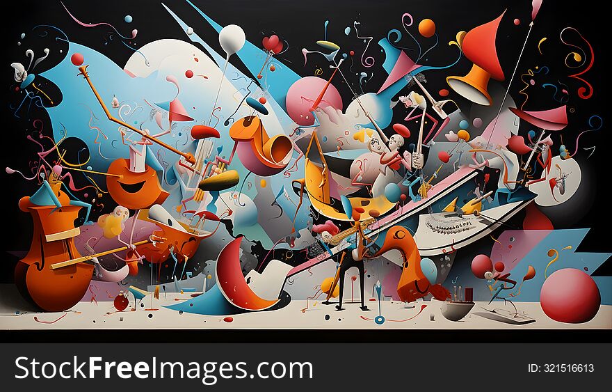 A Vivid 3D Cartoon Homage to the Mastery and Emotive Gestures of Five Preeminent Painters Showcasing Refined Draftsmanship and Modernist Abstraction. A Vivid 3D Cartoon Homage to the Mastery and Emotive Gestures of Five Preeminent Painters Showcasing Refined Draftsmanship and Modernist Abstraction