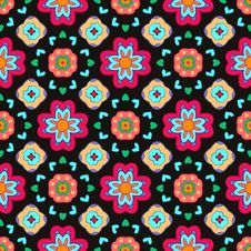 Geometric Flower Abstract Colorful Pattern On Royalty Free Stock Photo Geometric Flower Abstract Colorful Pattern On Royalty Free Stock Photo