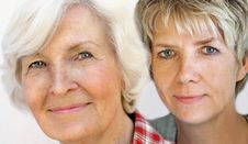 Senior Woman And Mature Daughter 3 Stock Photos Senior Woman And Mature Daughter 3 Stock Photos