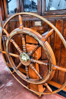 Steering Wheel Sailboat Stock Image Steering Wheel Sailboat Stock Image