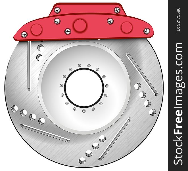 brake isolated vector illustration eps 10