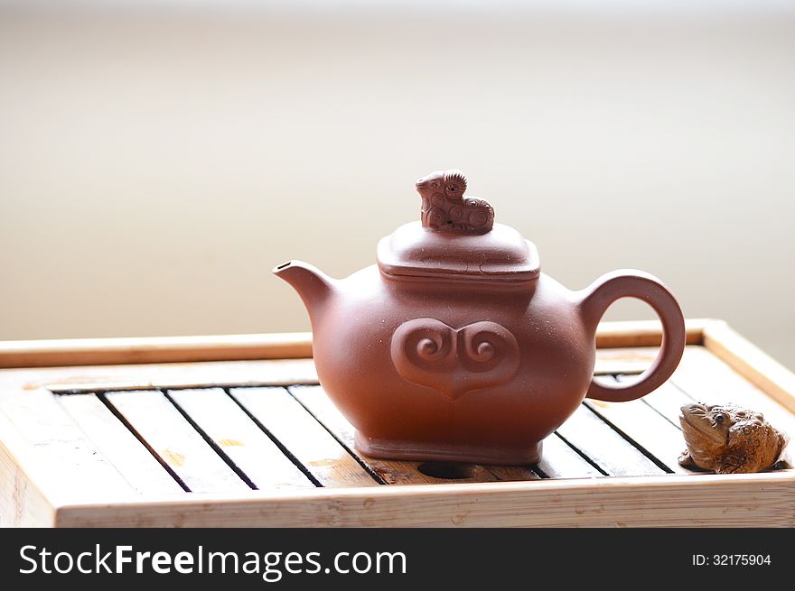 teapot made from unique earth in China. teapot made from unique earth in China