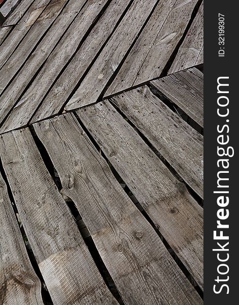 Aged Floor Wood Background