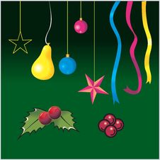 Christmas Decorations Royalty Free Stock Photo Christmas Decorations Royalty Free Stock Photo