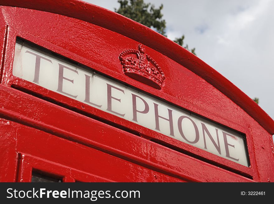 Red telephone box