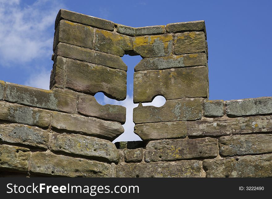 Top Of A Castle Wall