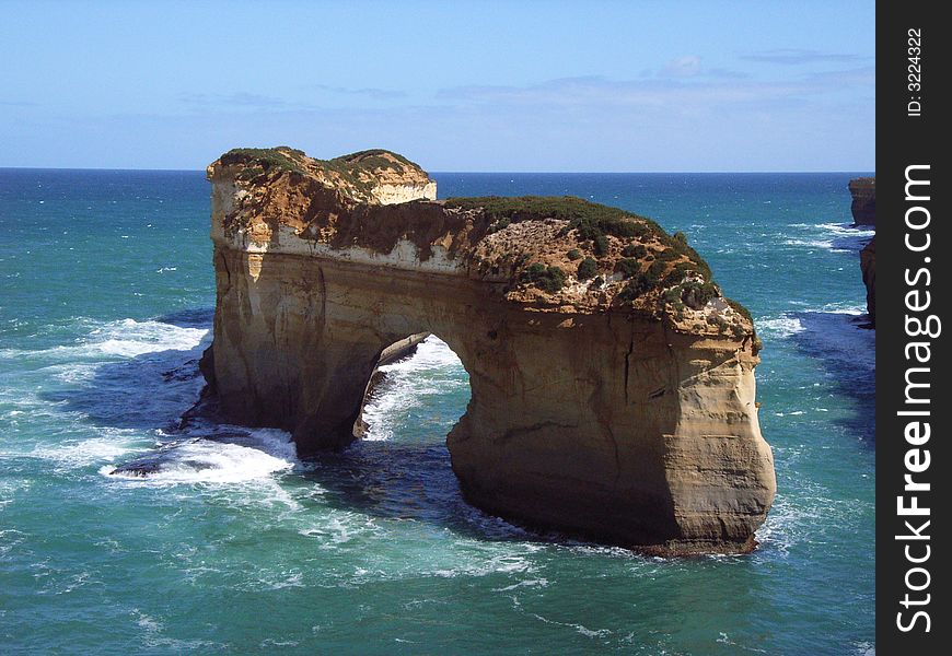 Part of the twelve apostel at the Great Ocean Road