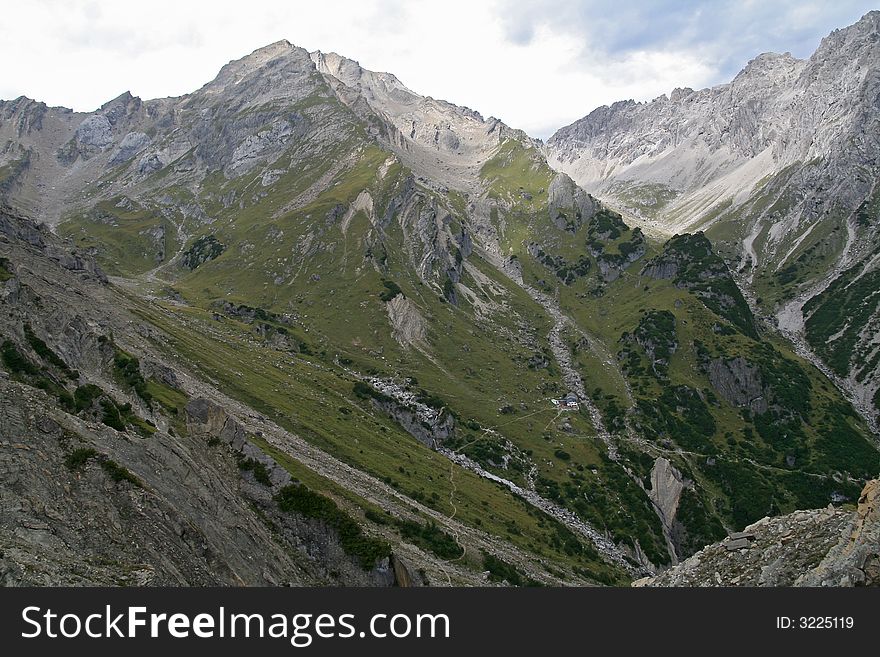 Beautiful landscape in Austrian Alps. Beautiful landscape in Austrian Alps