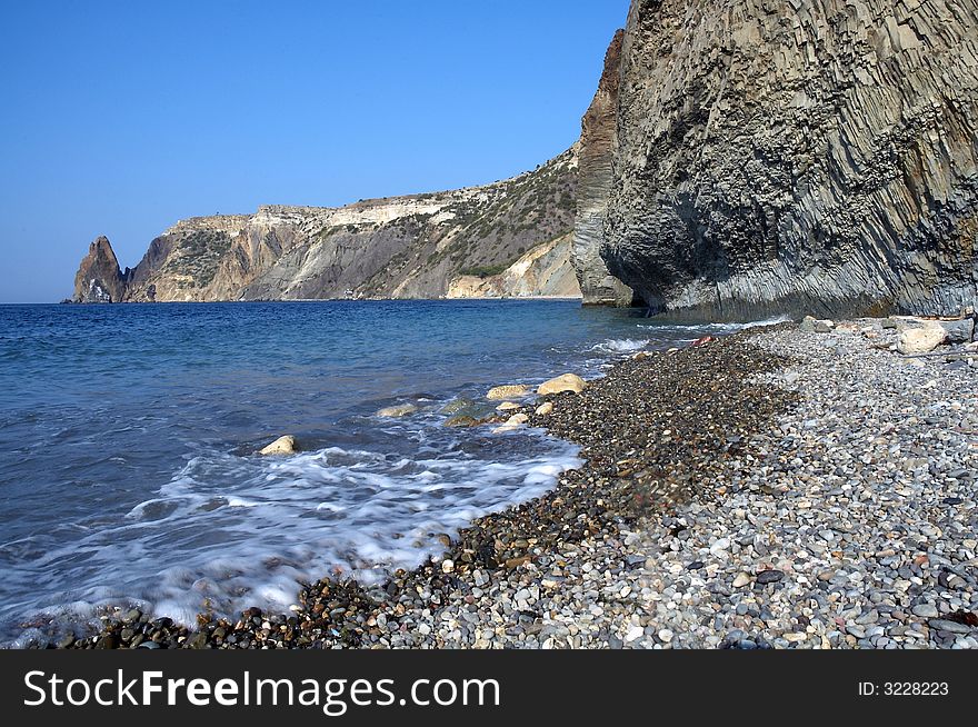 Sea, Sky And Rocks