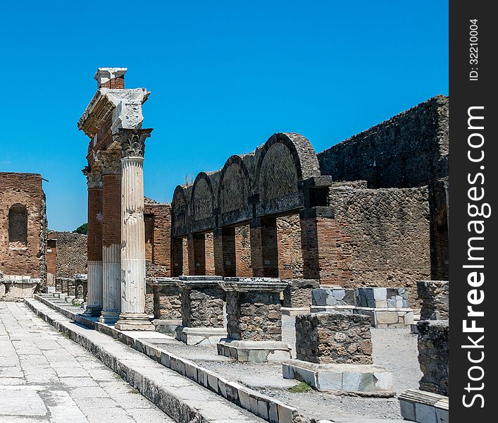 Ruins of Pompeii taken in June of 2013