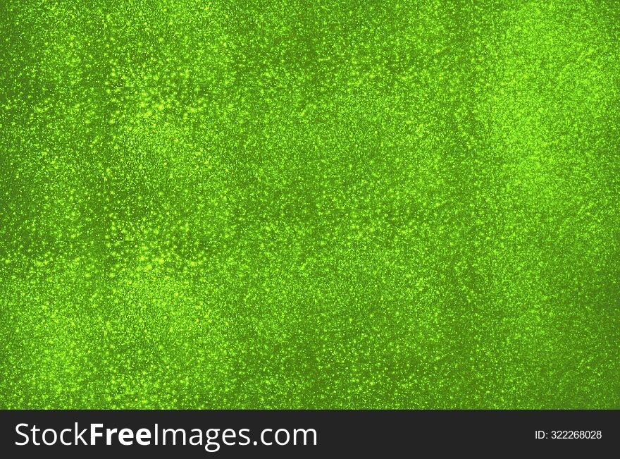 Green Texture Background. Creative Concept Design. Background With Sparkles And Shimmer