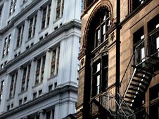 New And Old New York Buildings Royalty Free Stock Photo New And Old New York Buildings Royalty Free Stock Photo
