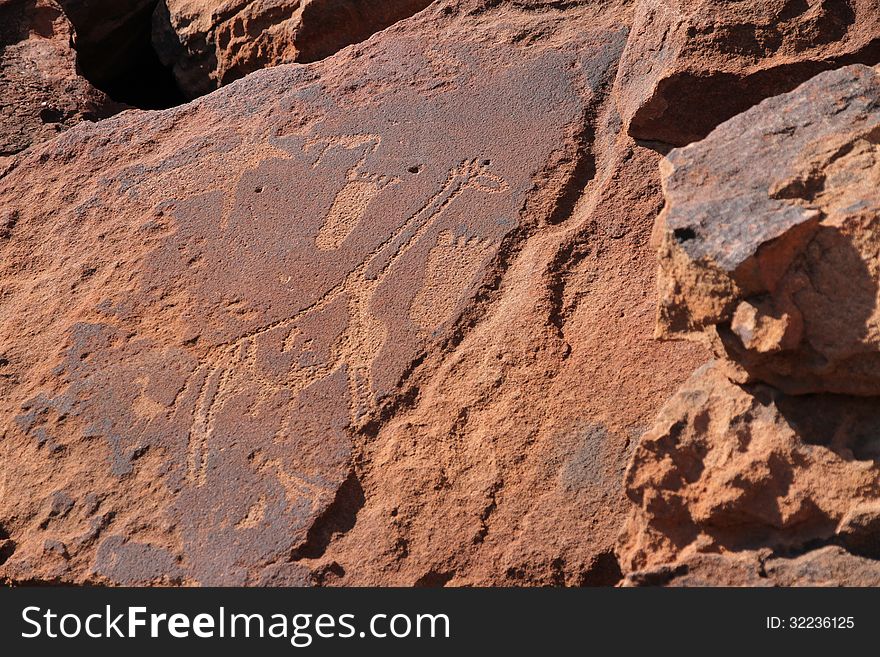 Rock Engravings At Twyfelfontein