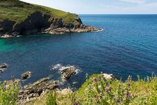 Entrance To Port Isaac Harbour North Cornwall Royalty Free Stock Image Entrance To Port Isaac Harbour North Cornwall Royalty Free Stock Image