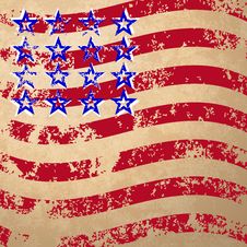 Grunge Striped Flag Royalty Free Stock Photo Grunge Striped Flag Royalty Free Stock Photo