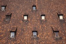 Windows On The Roof Of Mill In Gdansk Royalty Free Stock Photography Windows On The Roof Of Mill In Gdansk Royalty Free Stock Photography