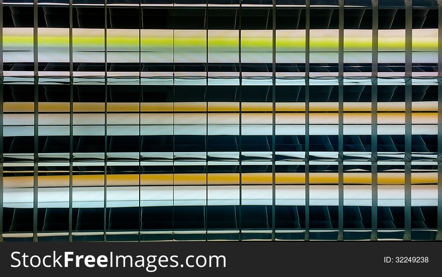 Abstract light background line of fluorescent lamp