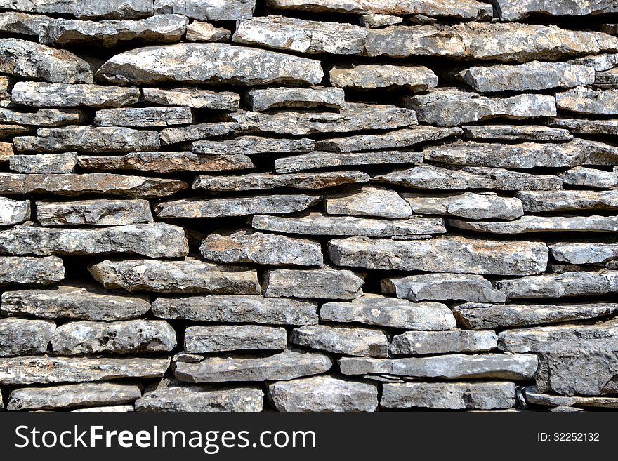 Stone wall found in a Southern Italian village