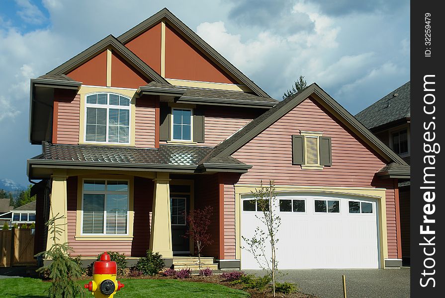 New subdivision home built in Chilliwack, BC. New subdivision home built in Chilliwack, BC