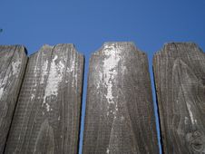 Aged Wooden Fence Royalty Free Stock Photography