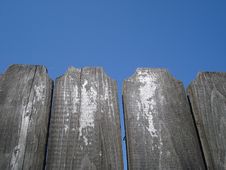 Aged Wooden Fence Royalty Free Stock Photo
