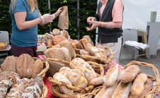 Artisanal Bread At Farmers Market Stock Images Artisanal Bread At Farmers Market Stock Images