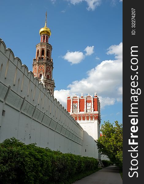 Novodevichy Convent, founded in 1524. Novodevichy Convent, founded in 1524.