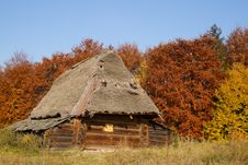 Old House With A Thatched Roof Royalty Free Stock Images Old House With A Thatched Roof Royalty Free Stock Images