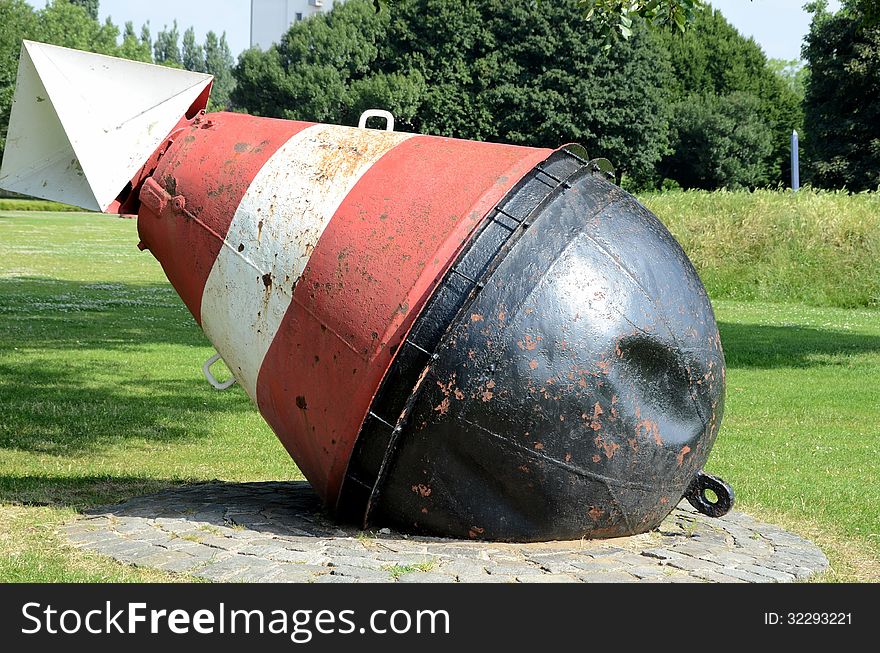 A buoy in Antwerp.