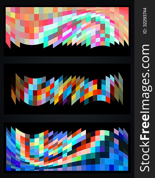 Abstract background colorfull banners. Abstract background colorfull banners