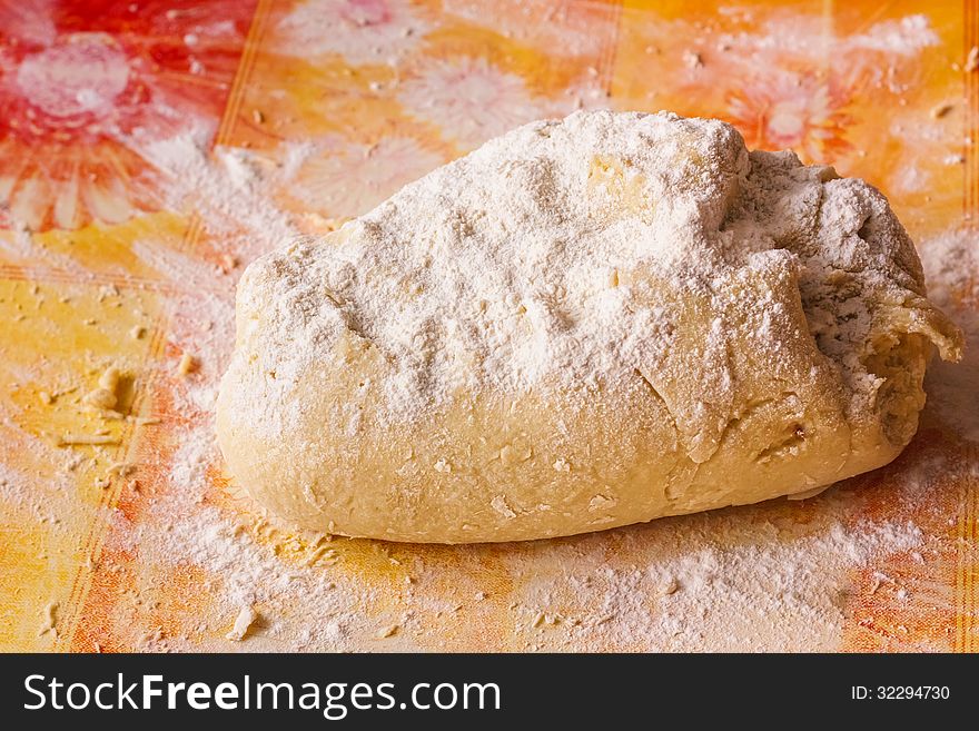 Fresh Homemade Dough For Pizza