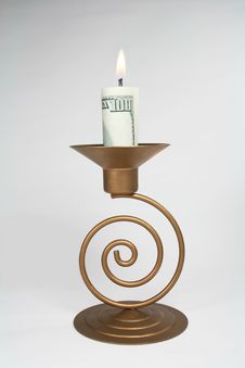 Burning Money Royalty Free Stock Photos Burning Money Royalty Free Stock Photos