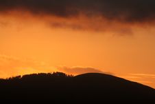 Sunrise Over Mountain Stock Images Sunrise Over Mountain Stock Images