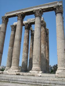 Temple Of Olympian Zeus Stock Images