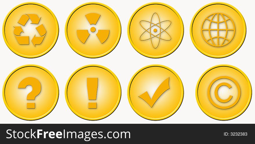 8 Useful Golden Icons