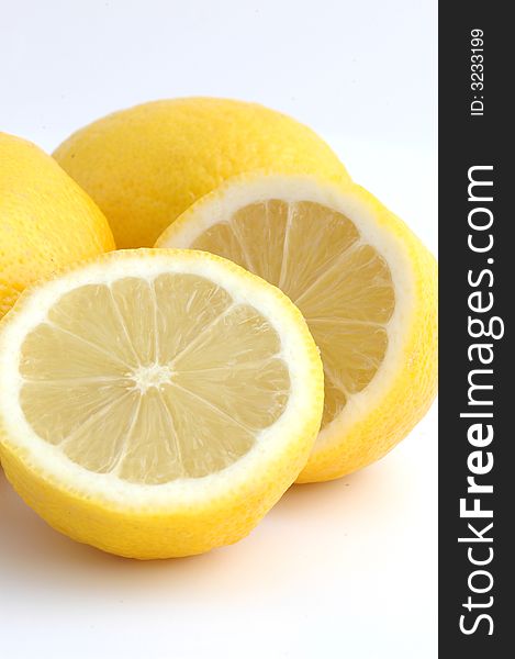 Lemons cut