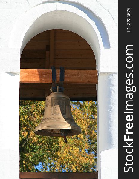 Bell tower of ancient russian church