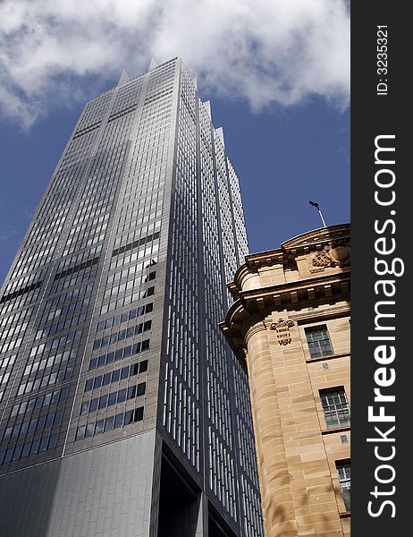 Modern Urban Office Building In Sydney, Glass Facade, Australia