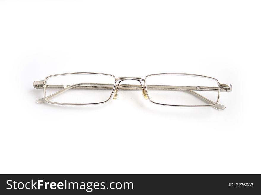 Glasses in a silver frame