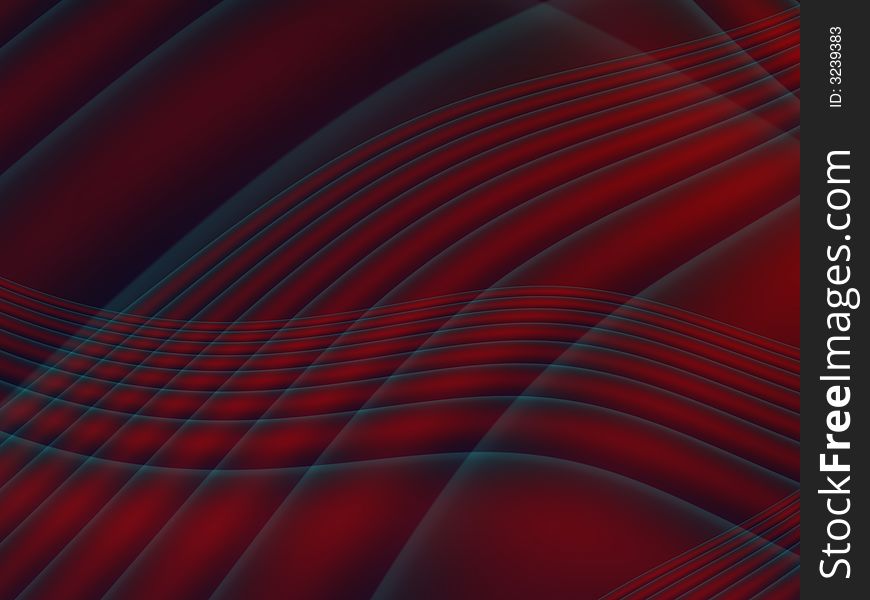 Abstract red lines background created from a fractal