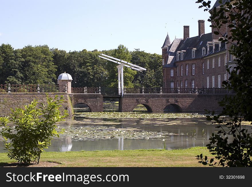 View on a castle in Germany. View on a castle in Germany